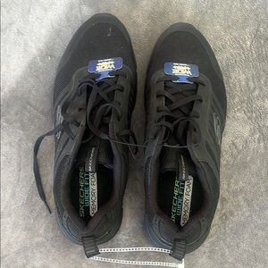 Skechers Men's Black Extra Wide Athletic Shoes